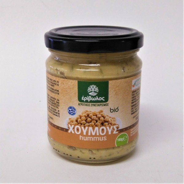 ΧΟΥΜΟΥΣ (HUMMUS) BIO "ΕΡΙΒΩΛΟΣ" 180G ΤΡΟΦΙΜΑ