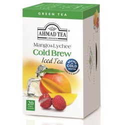 AHMAD ICE  TEA Πράσινο Τσάι με Μάνγκο & Λίτσι – 20 φακελάκια αλουμινίου