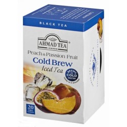 AHMAD ICE TEA Μαύρο Τσάι με Ροδάκινο & Φρούτα του Πάθους – 20 φακελάκια αλουμινίου