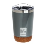 ΠΟΤΗΡΙ ΚΑΦΕ ΘΕΡΜΟΣ ΜΕ ΔΙΑΦΑΝΟ ΚΑΠΑΚΙ  Ecolife  370ml (ΓΚΡΙ) ΑΞΕΣΟΥΑΡ & ΕΙΔΗ ΔΩΡΟΥ