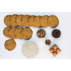 GIANT COOKIES Choco & Kαρύδι 100 gr τεμ ΓΚΡΑΝΟΛΕΣ & ΜΠΑΡΕΣ